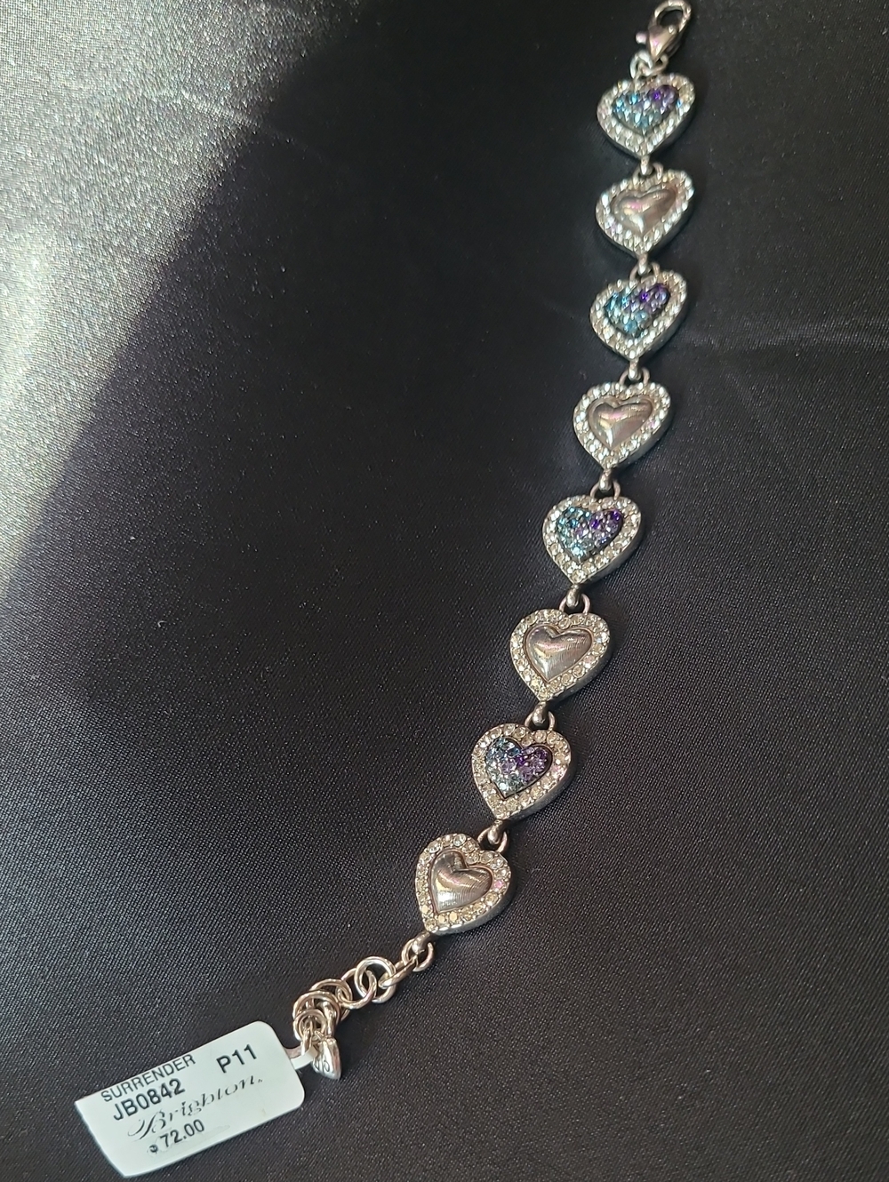 Brighton Surrender Blue And Silvertone Bracelet